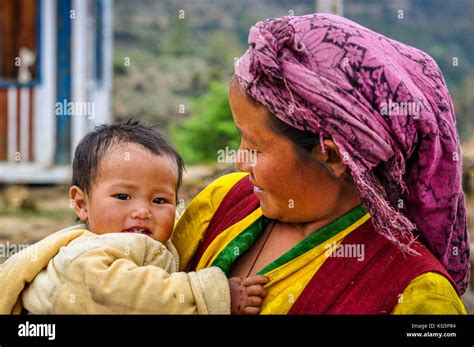 nepal mother and brother.